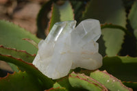 Polished Quartz Clusters x 6 From Madagascar - Toprock Gemstones and Minerals 