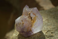 Polished Window Amethyst Crystals x 6 From Ankazobe, Madagascar - Toprock Gemstones and Minerals 