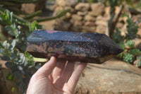 Polished Rhodonite Point x 1 From Madagascar - Toprock Gemstones and Minerals 