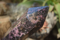 Polished Rhodonite Point x 1 From Madagascar - Toprock Gemstones and Minerals 