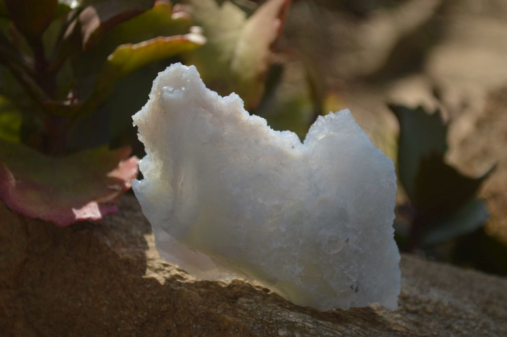 Natural Etched Blue Chalcedony Specimens x 6 From Nsanje, Malawi - Toprock Gemstones and Minerals 
