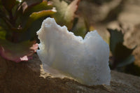 Natural Etched Blue Chalcedony Specimens x 6 From Nsanje, Malawi - Toprock Gemstones and Minerals 
