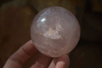 Polished Star Rose Quartz Spheres x 3 From Madagascar - Toprock Gemstones and Minerals 