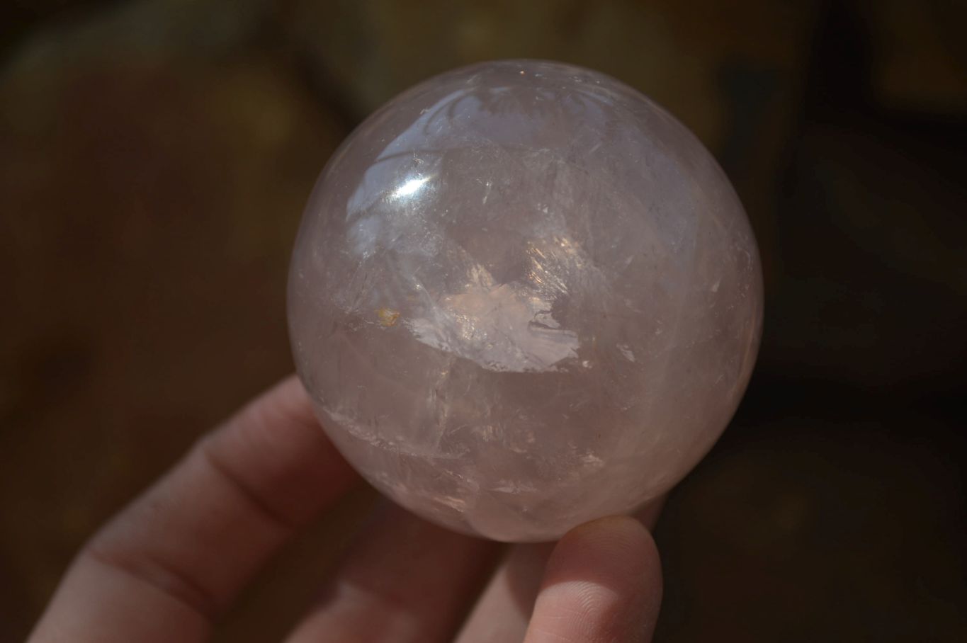 Polished Star Rose Quartz Spheres x 3 From Madagascar - Toprock Gemstones and Minerals 