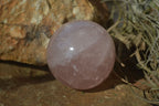 Polished Star Rose Quartz Spheres x 3 From Madagascar - Toprock Gemstones and Minerals 