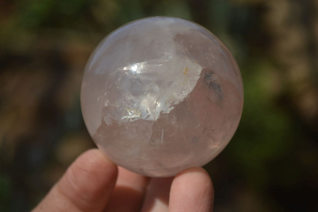 Polished Star Rose Quartz Spheres x 3 From Madagascar - Toprock Gemstones and Minerals 