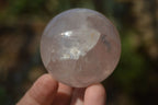 Polished Star Rose Quartz Spheres x 3 From Madagascar - Toprock Gemstones and Minerals 