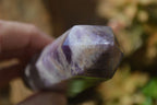Polished Chevron Amethyst Crystals x 3 Zambia - Toprock Gemstones and Minerals 