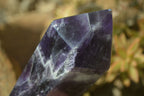 Polished Chevron Amethyst Crystals x 3 Zambia - Toprock Gemstones and Minerals 
