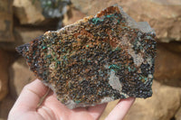 Natural Rare Libethenite On Dolomite Specimens x 3 From Kambove, Congo - Toprock Gemstones and Minerals 