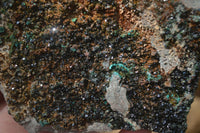 Natural Rare Libethenite On Dolomite Specimens x 3 From Kambove, Congo - Toprock Gemstones and Minerals 