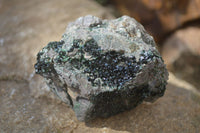 Natural Rare Libethenite On Dolomite Specimens x 3 From Kambove, Congo - Toprock Gemstones and Minerals 