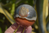 Polished Polychrome Jasper Spheres x 3 From Mahajanga, Madagascar - Toprock Gemstones and Minerals 