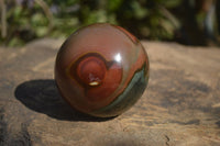 Polished Polychrome Jasper Spheres x 3 From Mahajanga, Madagascar - Toprock Gemstones and Minerals 