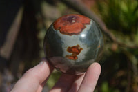 Polished Polychrome Jasper Spheres x 3 From Mahajanga, Madagascar - Toprock Gemstones and Minerals 