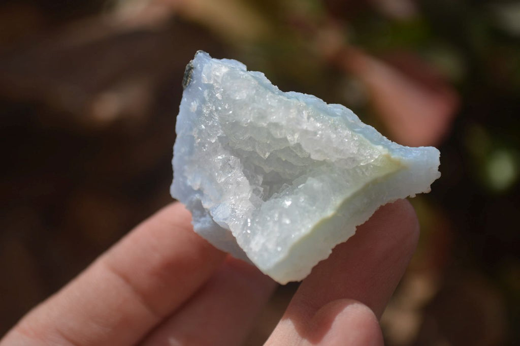 Natural Etched Blue Chalcedony Specimens x  From Nsanje, Malawi - Toprock Gemstones and Minerals 