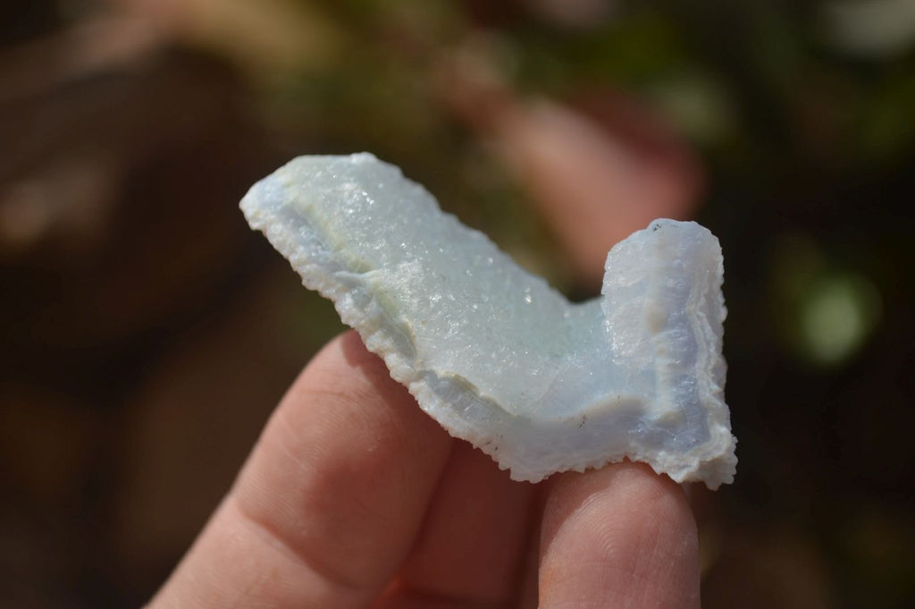 Natural Etched Blue Chalcedony Specimens x  From Nsanje, Malawi - Toprock Gemstones and Minerals 
