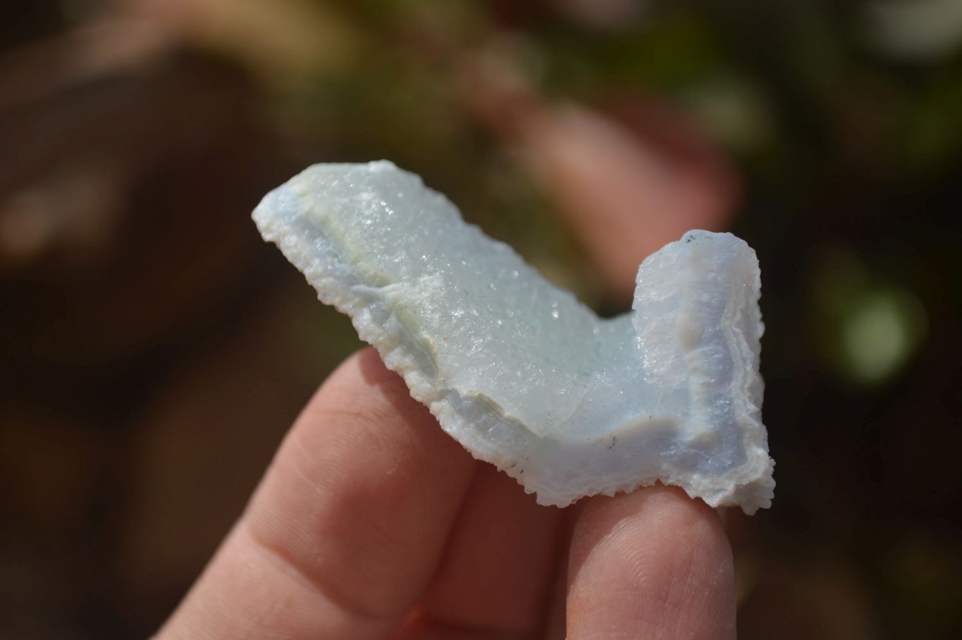 Natural Etched Blue Chalcedony Specimens x  From Nsanje, Malawi - Toprock Gemstones and Minerals 