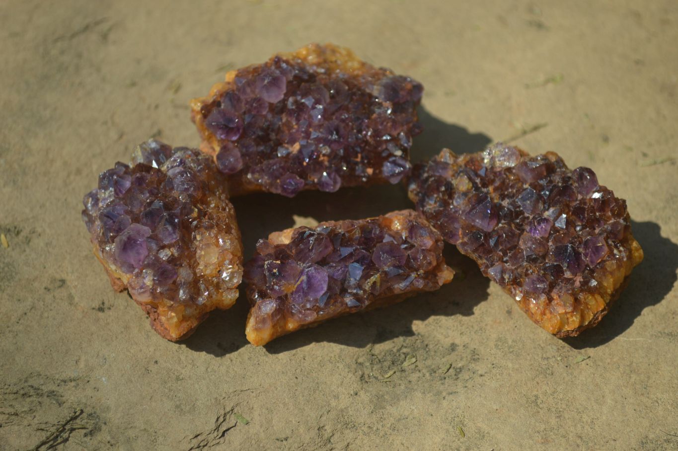Natural Amethyst Plates x 35 From Kwaggafontein, South Africa - Toprock Gemstones and Minerals 