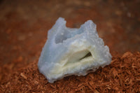 Natural Etched Blue Chalcedony Specimens x 12 From Nsanje, Malawi - Toprock Gemstones and Minerals 