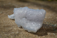 Natural Etched Blue Chalcedony Specimens x 12 From Nsanje, Malawi - Toprock Gemstones and Minerals 