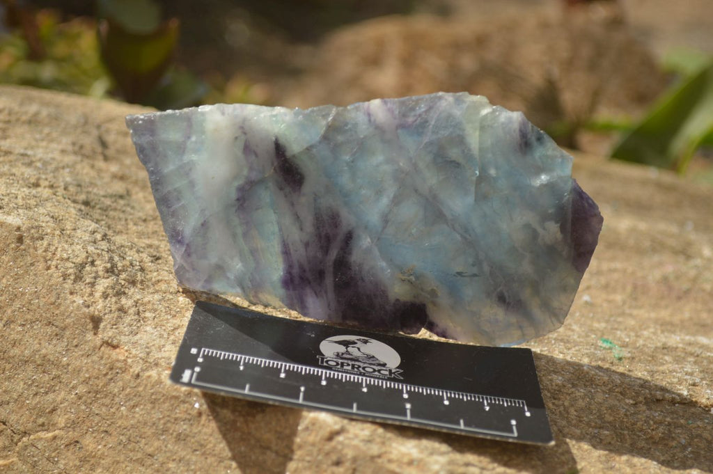 Polished One Side Watermelon Fluorite x 4 From Uis, Namibia - Toprock Gemstones and Minerals 