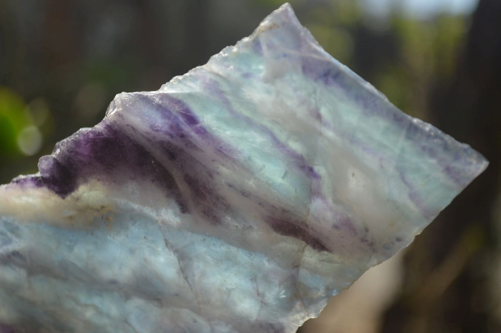Polished One Side Watermelon Fluorite x 4 From Uis, Namibia - Toprock Gemstones and Minerals 