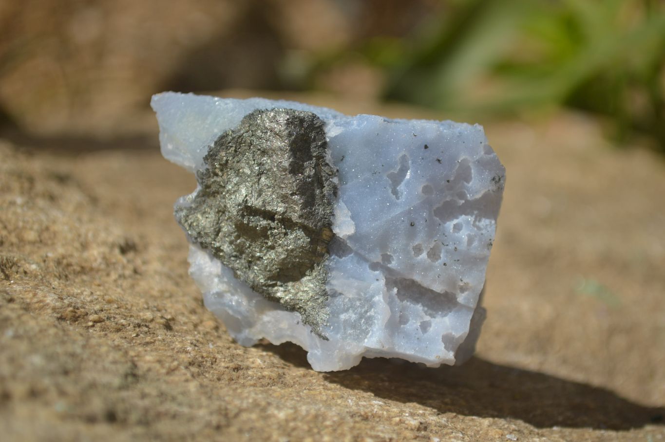 Natural Etched Blue Chalcedony Specimens x 12 From Nsanje, Malawi - Toprock Gemstones and Minerals 