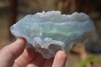 Natural Etched Blue Chalcedony Specimens x 12 From Nsanje, Malawi - Toprock Gemstones and Minerals 
