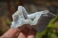 Natural Etched Blue Chalcedony Specimens x 12 From Nsanje, Malawi - Toprock Gemstones and Minerals 