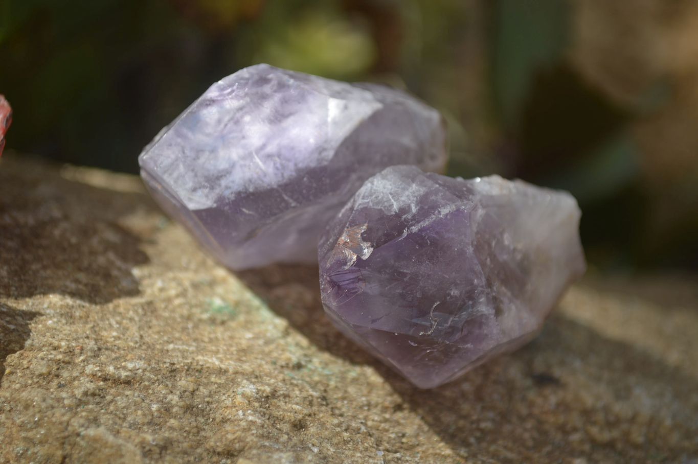 Natural Jacaranda Amethyst Crystals x 35 From Mumbwa, Zambia - Toprock Gemstones and Minerals 