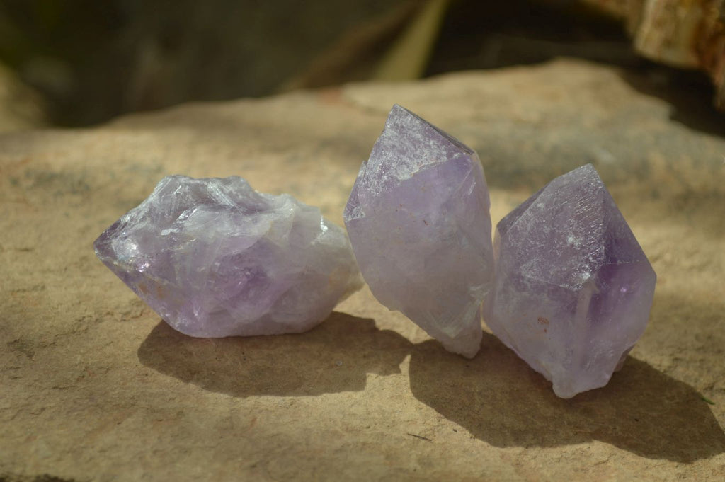 Natural Jacaranda Amethyst Crystals x 35 From Mumbwa, Zambia - Toprock Gemstones and Minerals 