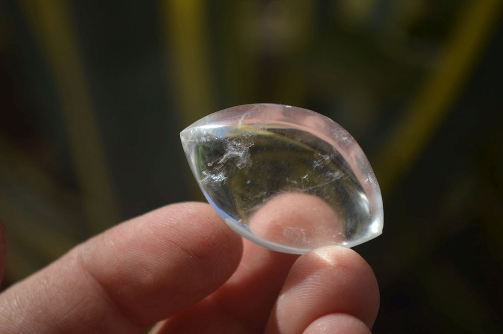 Polished Clear Quartz "Angel Tears" Pendant Pieces x 20 From Madagascar - Toprock Gemstones and Minerals 