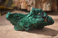 Natural Silky Malachite Specimens x 2 From Kasompe, Congo - Toprock Gemstones and Minerals 