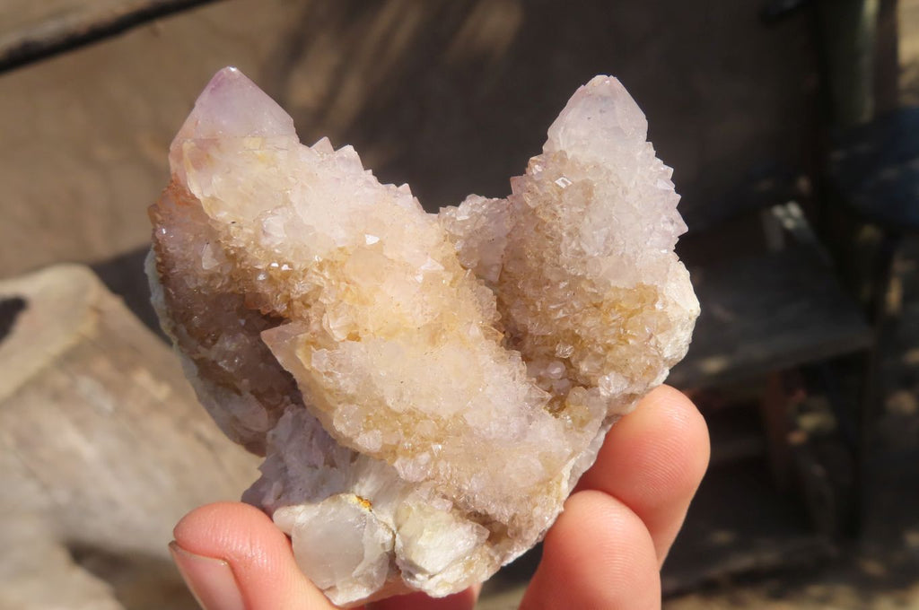 Natural Spirit Quartz Clusters x 6 From Boekenhouthoek, South Africa - Toprock Gemstones and Minerals 