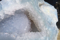 Natural Etched Blue Chalcedony Specimens x 2 From Nsanje, Malawi - Toprock Gemstones and Minerals 