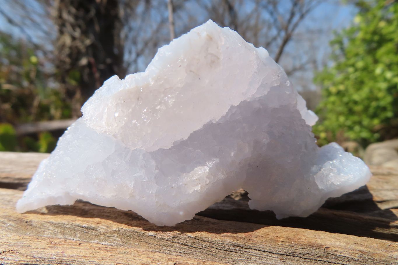 Natural Etched Blue Chalcedony Specimens x 12 From Nsanje, Malawi - Toprock Gemstones and Minerals 