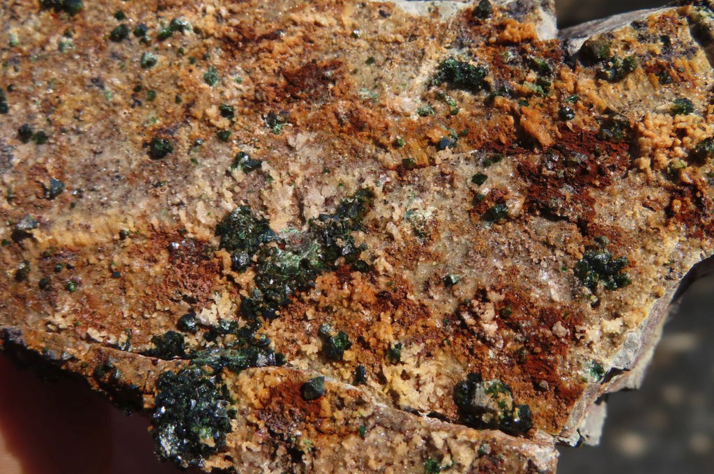 Natural Libethenite Crystals On Dolomite Matrix Specimens x 4 From Congo - Toprock Gemstones and Minerals 