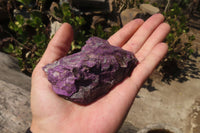 Natural Metallic Purpurite Cobbed Specimens x 12 From Erongo, Namibia - Toprock Gemstones and Minerals 