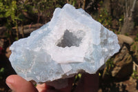 Natural Etched Blue Chalcedony Specimens x 6 From Nsanje, Malawi - Toprock Gemstones and Minerals 
