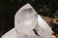 Polished Quartz Clusters x 2 From Madagascar - Toprock Gemstones and Minerals 