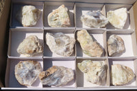 Natural Dendritic Opal Specimens x 12 From Namibia