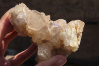 Natural Smokey Quartz Clusters x 3 From Luena, Congo - Toprock Gemstones and Minerals 