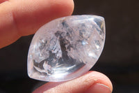 Polished Clear Quartz "Angel Tears" Pendant Pieces x 20 From Madagascar - Toprock Gemstones and Minerals 