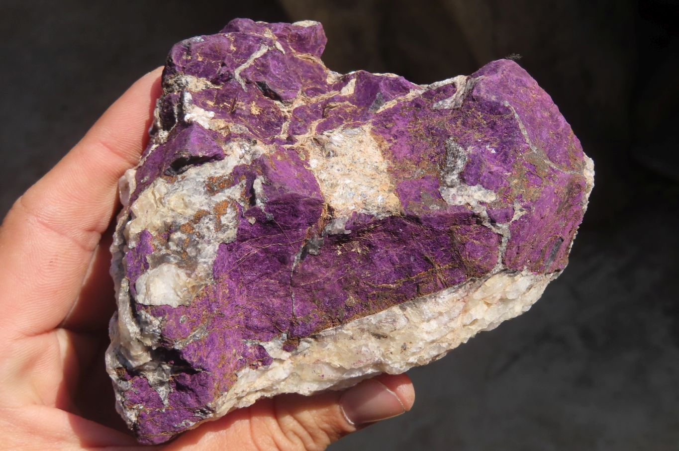 Natural Purpurite Specimens x 3 From Erongo, Namibia - Toprock Gemstones and Minerals 