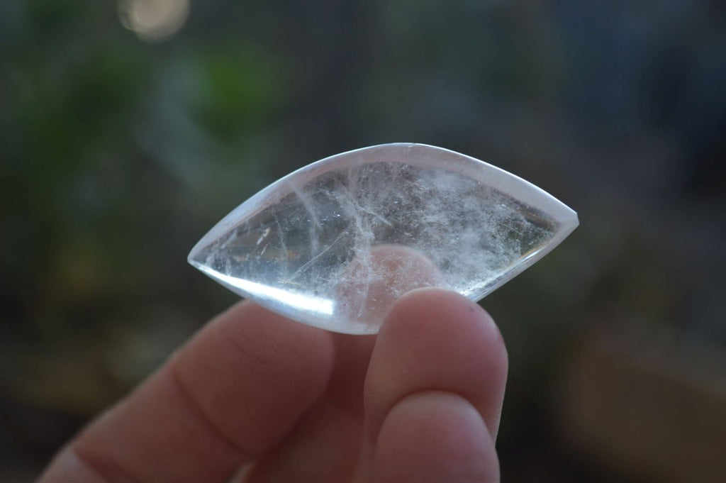 Polished Clear Quartz "Angel Tears" Pendant Pieces x 20 From Madagascar - Toprock Gemstones and Minerals 