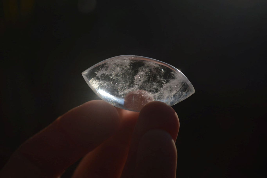 Polished Clear Quartz "Angel Tears" Pendant Pieces x 20 From Madagascar - Toprock Gemstones and Minerals 