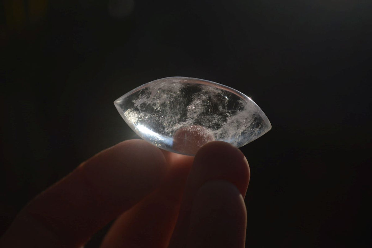 Polished Clear Quartz "Angel Tears" Pendant Pieces x 20 From Madagascar - Toprock Gemstones and Minerals 