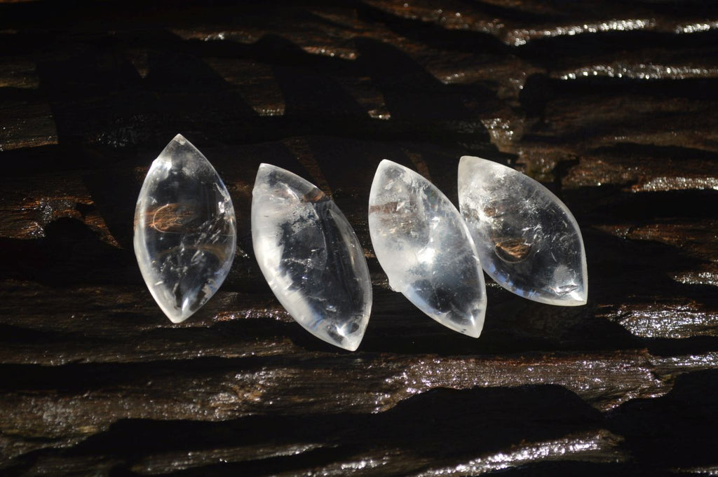 Polished Clear Quartz "Angel Tears" Pendant Pieces x 20 From Madagascar - Toprock Gemstones and Minerals 