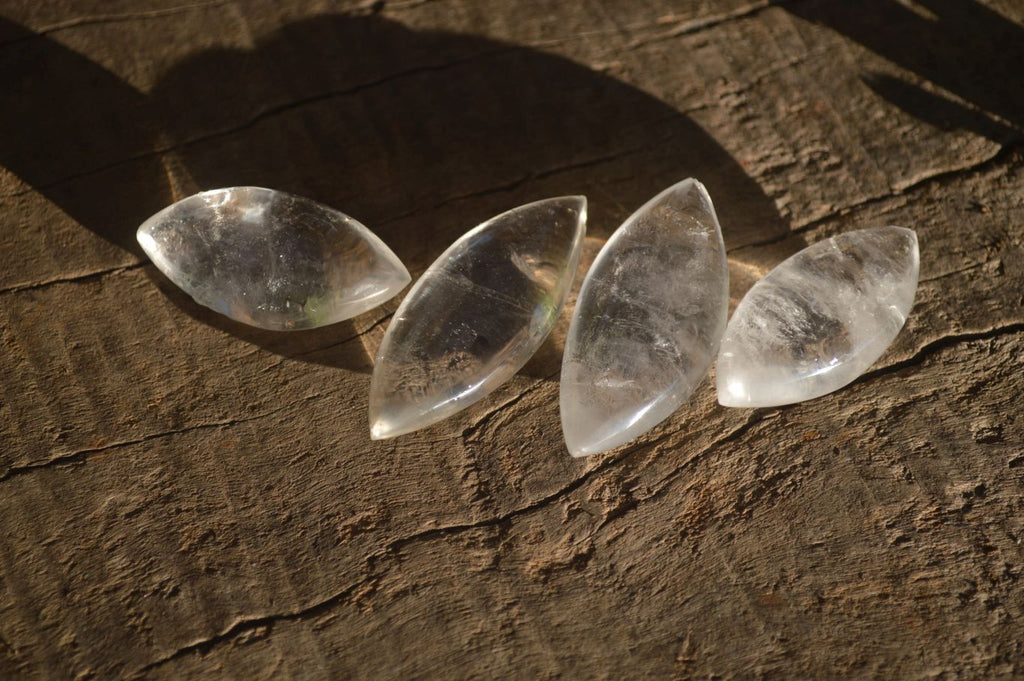 Polished Clear Quartz "Angel Tears" Pendant Pieces x 20 From Madagascar - Toprock Gemstones and Minerals 